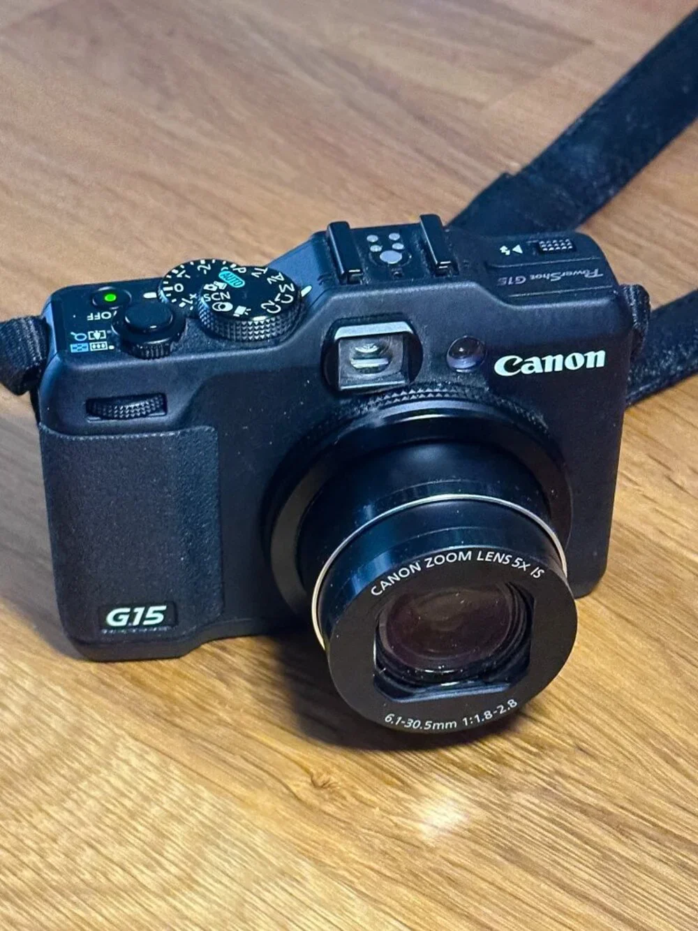 Canon PowerShot G15 Digital Camera 12MP f/1.8 Y2K Digicam Compact